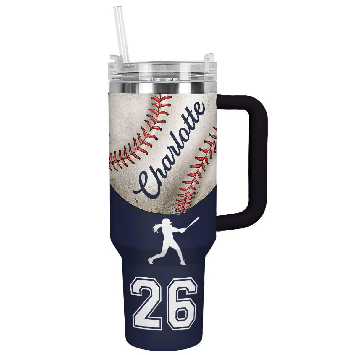 Shineful Personalized Tumbler Baseball In My Heart