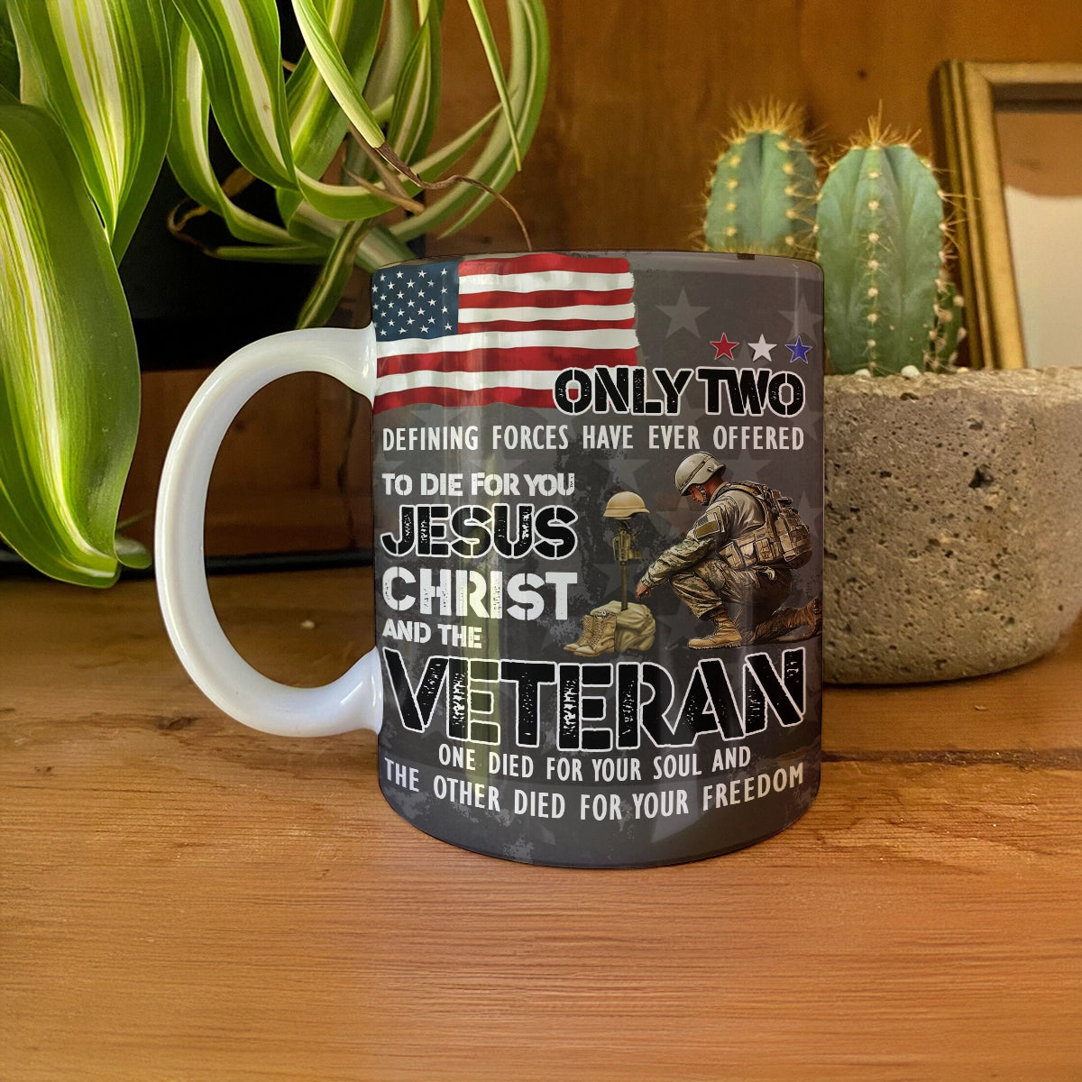 Shineful Ceramic Mug In Honor of Heroes Veteran