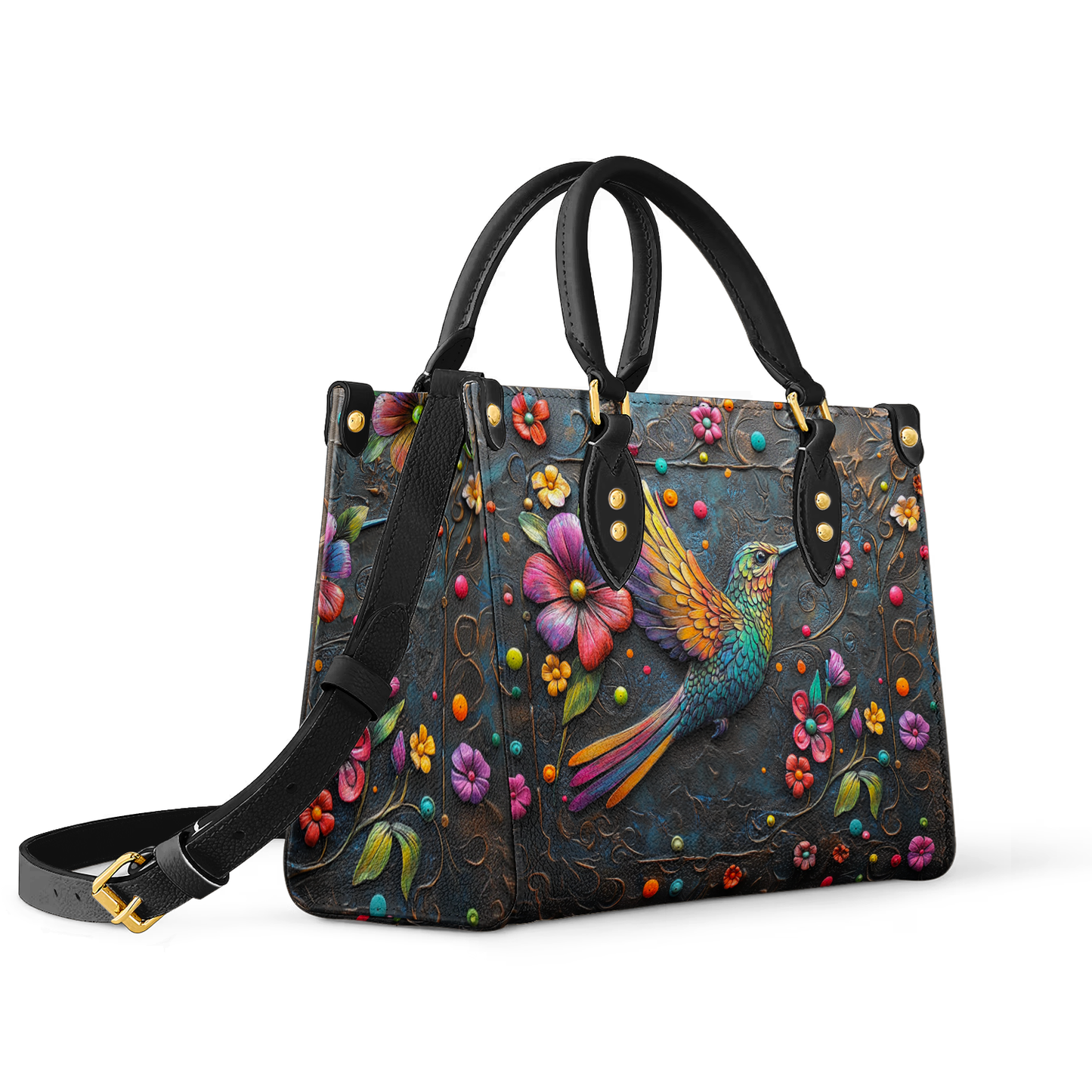 Sac en cuir brillant Colibri Magnifique