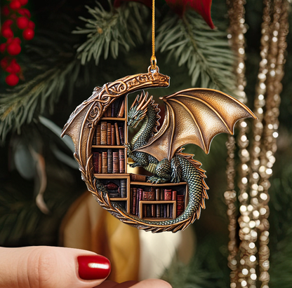 Shineful 2D Acrylic Ornament - The Enchanted Dragon Book