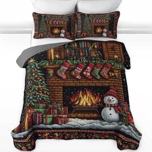 Shineful All Season Quilt 3-Piece Set - 2000s Festive Throwback