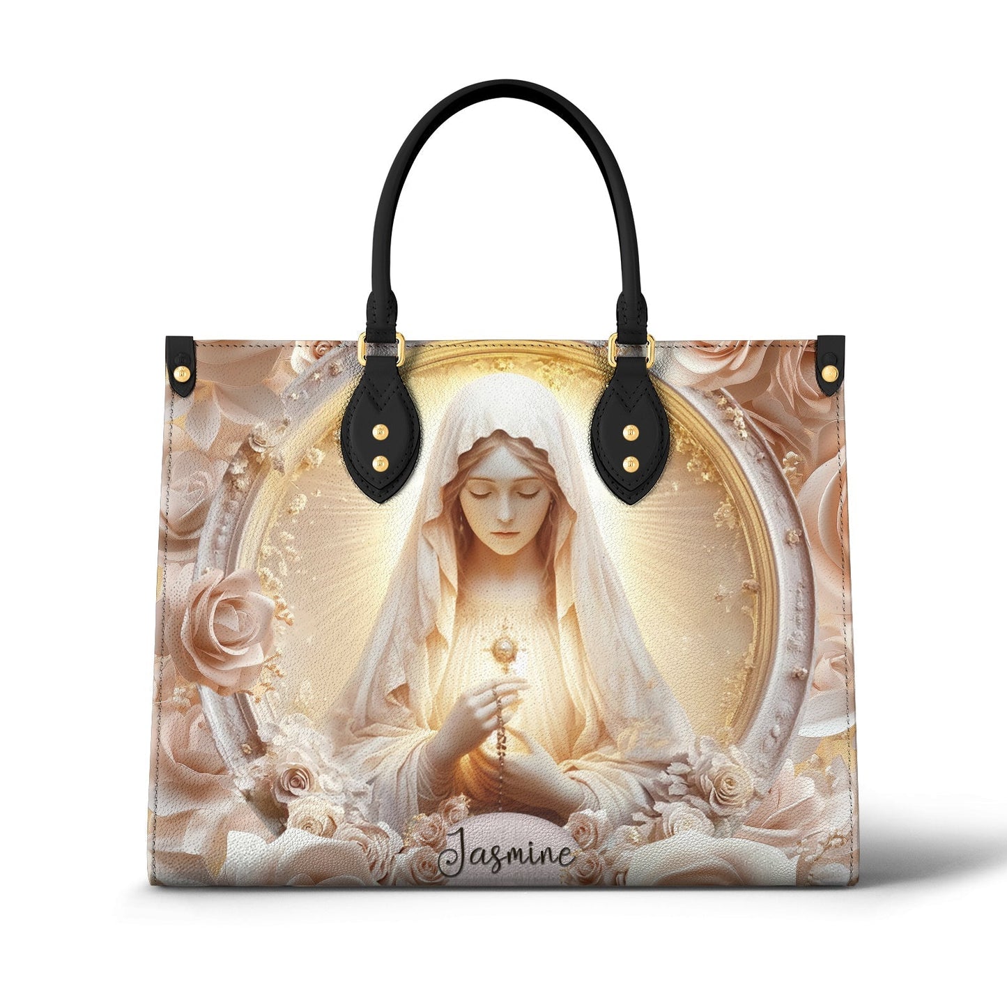 Sac en cuir brillant Rose Of The Divine