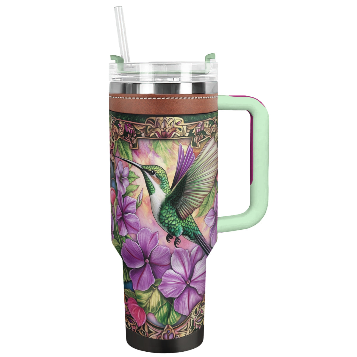 Shineful Tumbler Floral Hummingbird Stainless Steel