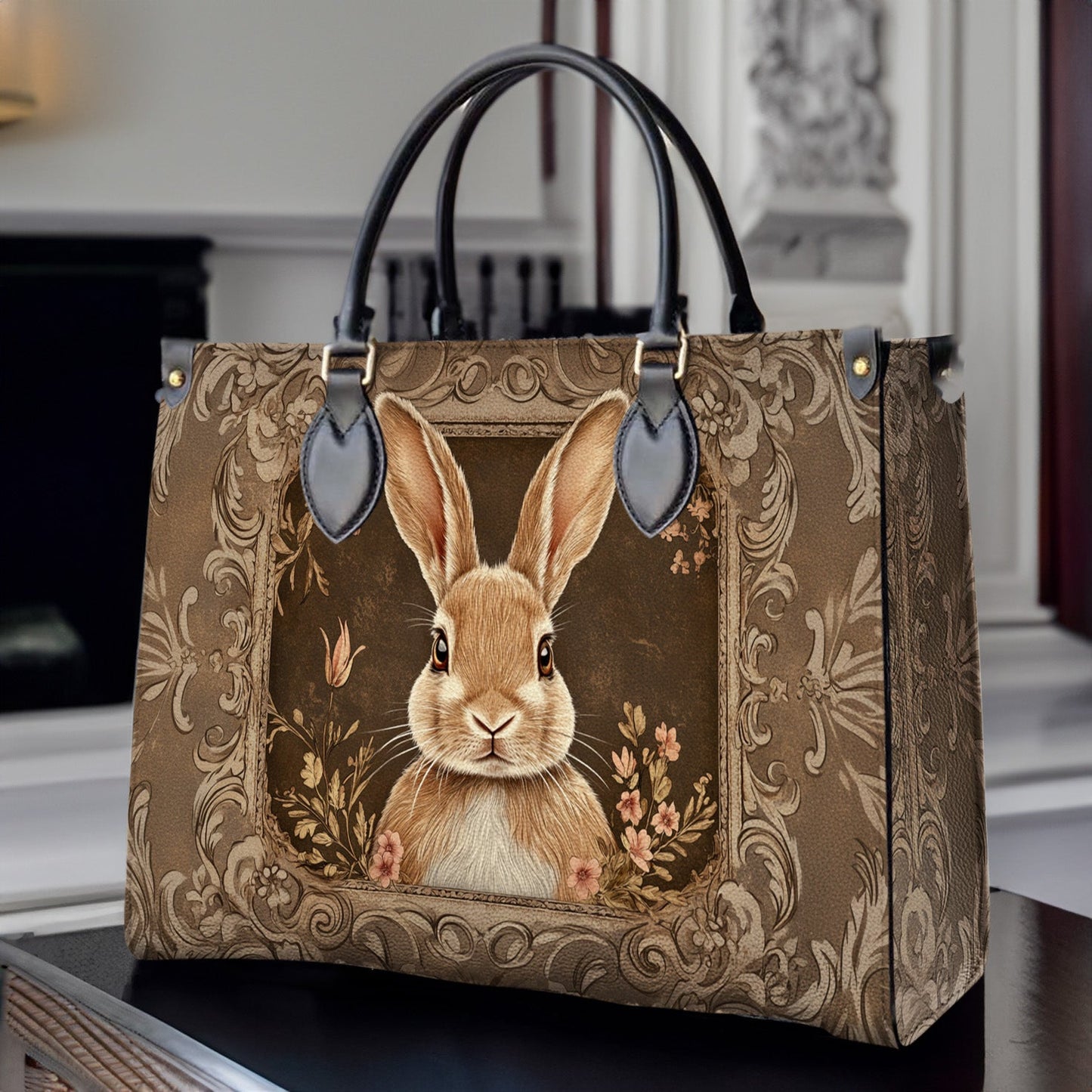 Shineful Leather Bag Easter Bunny Blossom