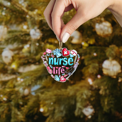 Shineful 2D Acrylic Ornament Nurse Life