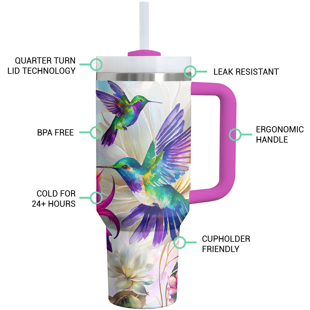 Kolibri Shiny Tumbler Flattering Blossoms