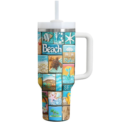 Beach Shineful Tumbler Das Leben ist besser am Strand