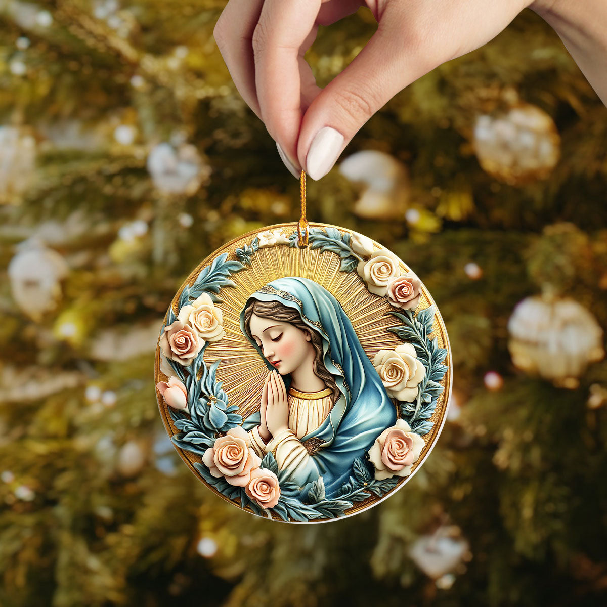 Shineful 2D Acrylic Ornament Blessed Serenity