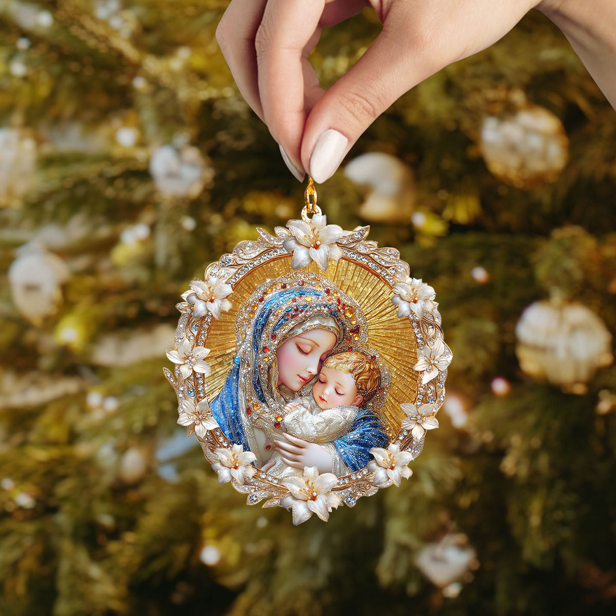 Shineful 2D Acrylic Ornament - Holy Embrace