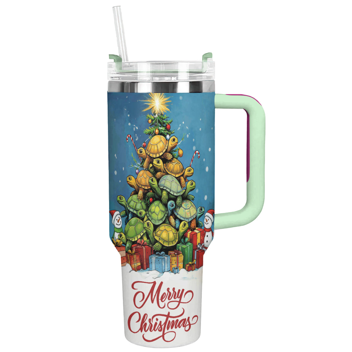 Arbre de Noël tortue Shineful Tumbler