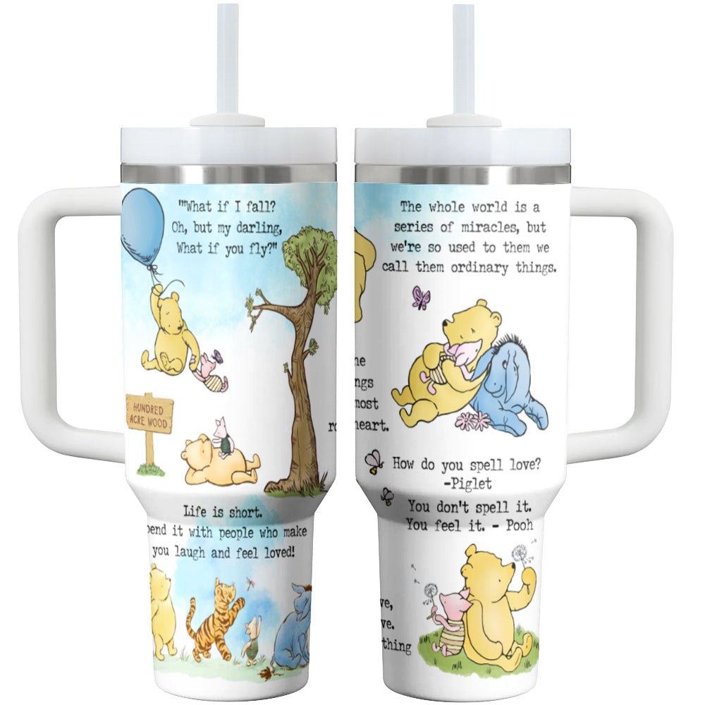 Classic Honey Bear Wisdom Shineful Tumbler