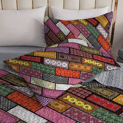 Boho Dreamscape Shineful All Season Quilt 3-Piece Set