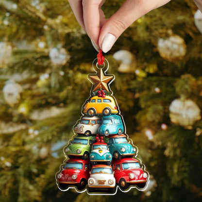 Shineful 2D Acrylic Ornament Noel Campers