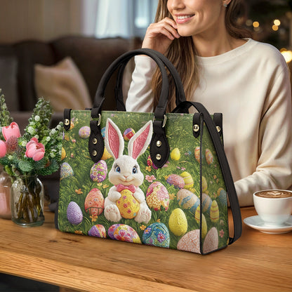 Shineful Leather Bag Easter Bunny