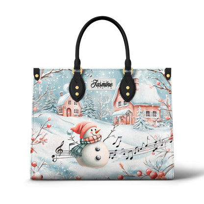 Shineful Leather Bag Christmas Winter Melody