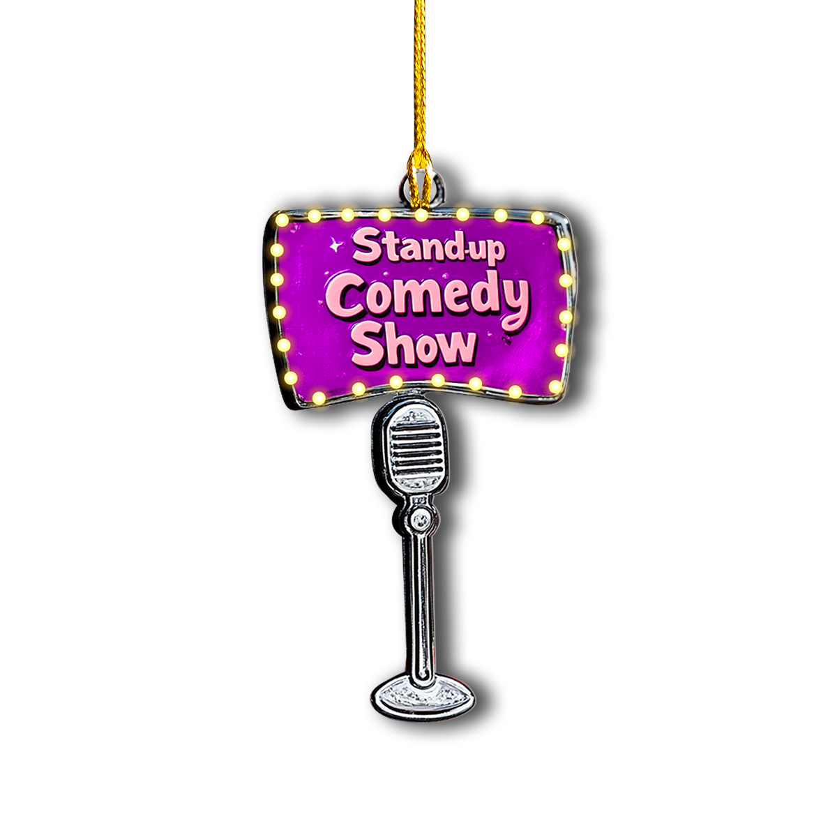 Shineful 2D Acrylic Ornament Stand-up Comedy Show Delight