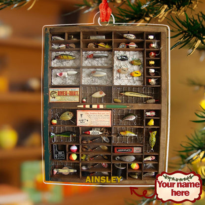 Shineful 2D Acrylic Ornament Personalized Fishing Lure Collection