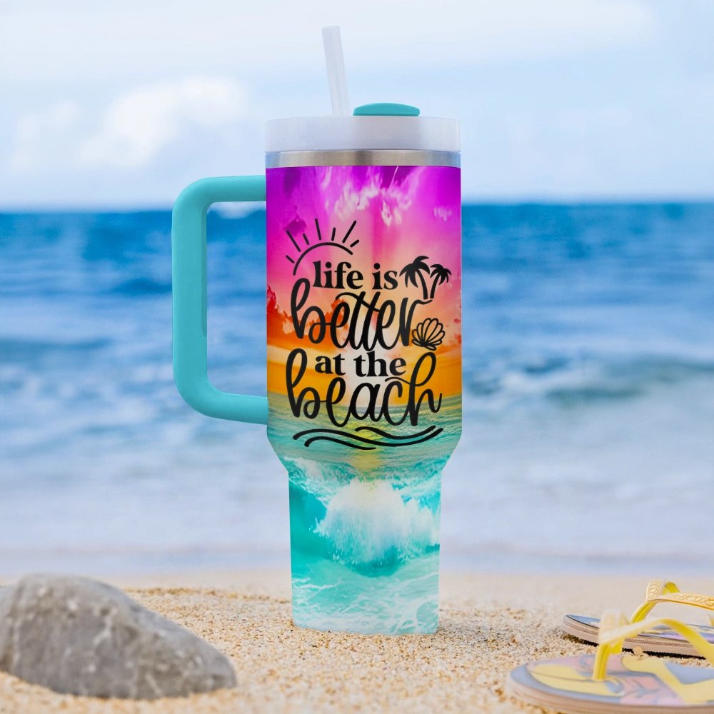 Shineful Tumbler Beach Bliss Sunrise