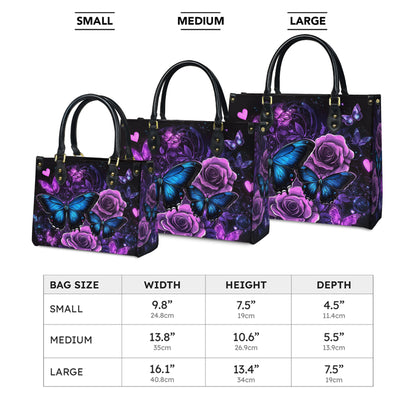 Shineful Leather Bag Enchanted Midnight Bloom