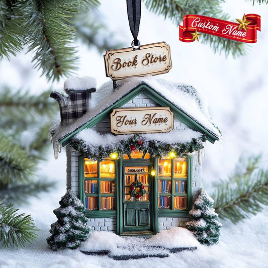 Shineful 2D Acrylic Ornament Winter’s Tale Bookshop