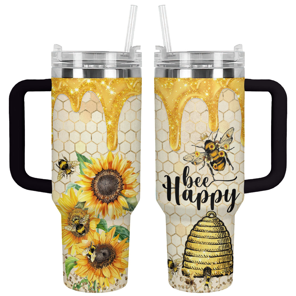 Shineful Tumbler Bee Happy