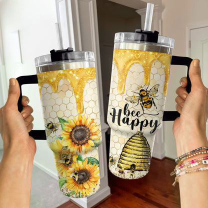 Shineful Tumbler Bee Happy