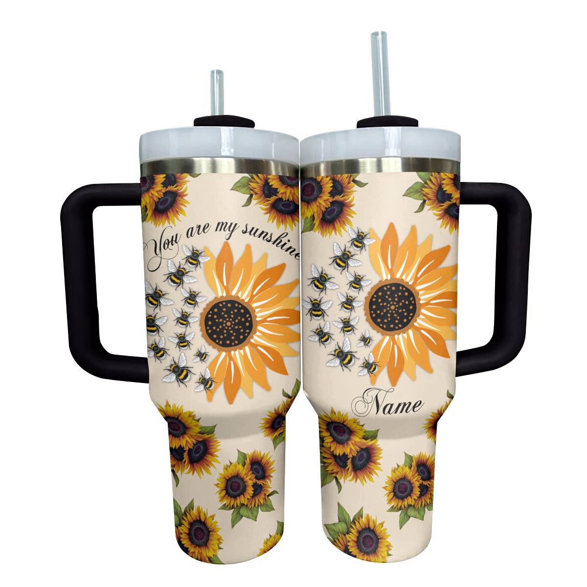 Shineful Tumbler Personalized Bee Sunshine