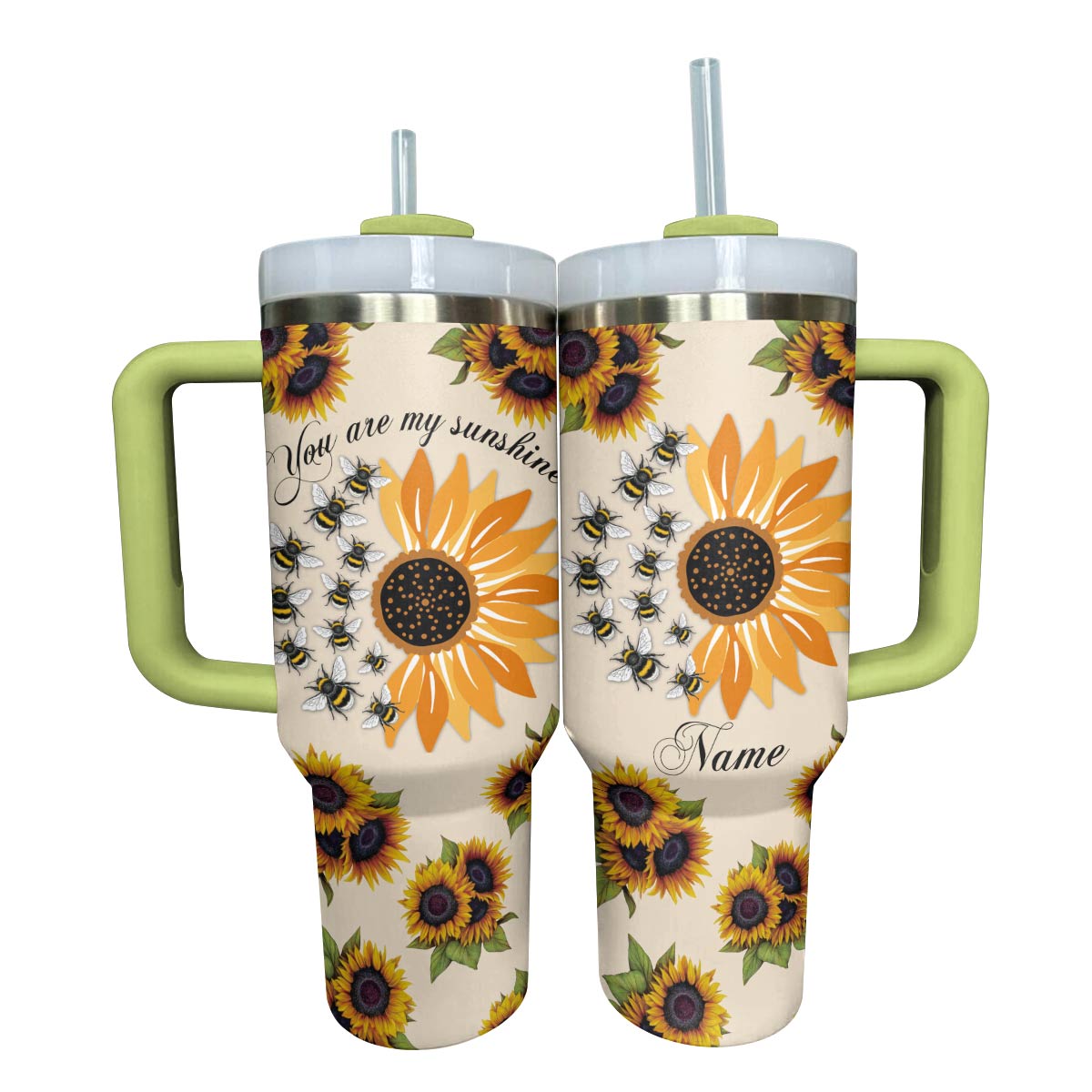 Shineful Tumbler Personalized Bee Sunshine