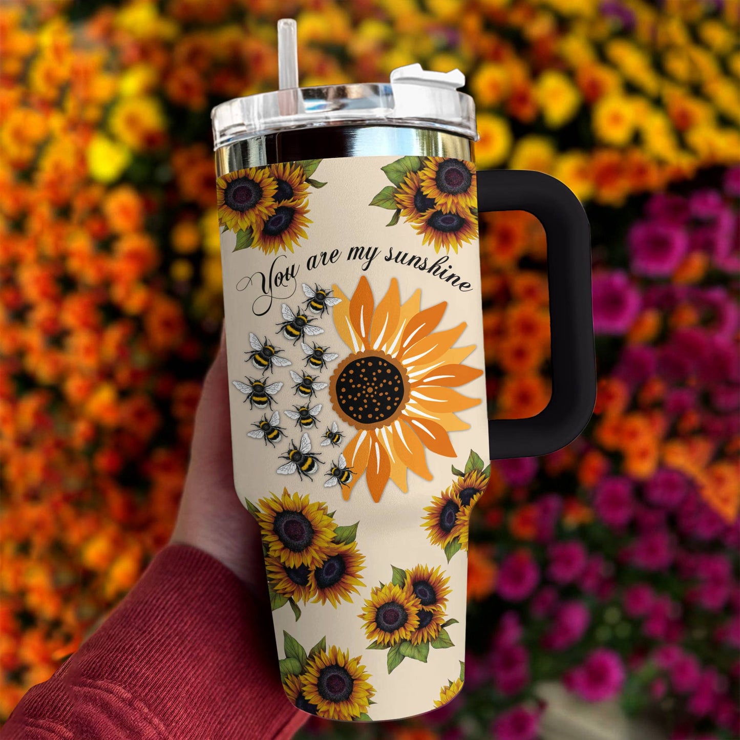 Shineful Tumbler Personalized Bee Sunshine