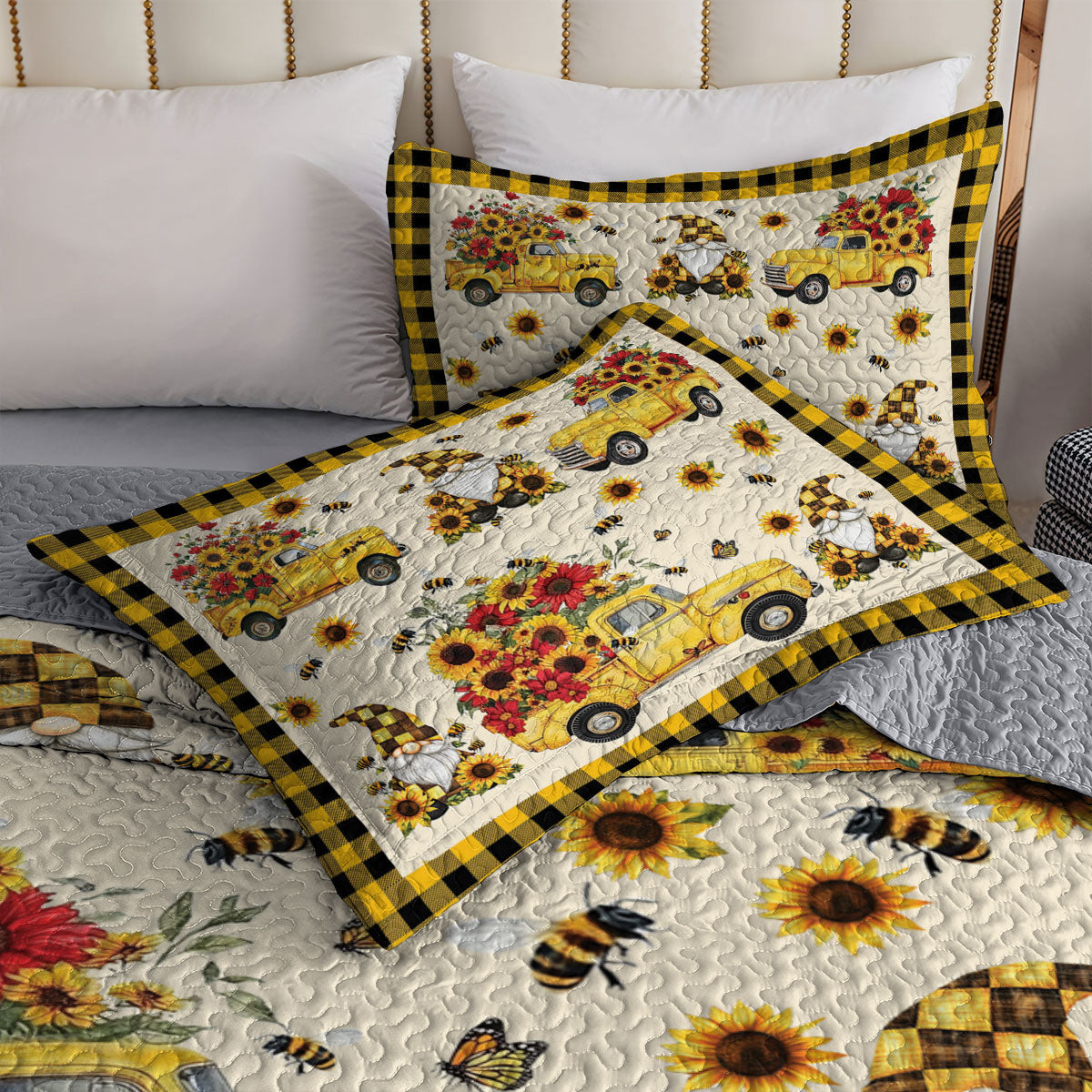 Shineful All Season Quilt 3-teiliges Set Bee Kisses