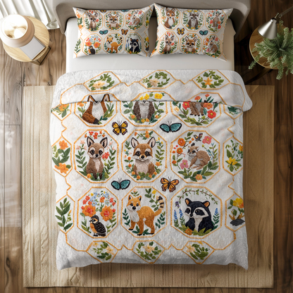 Shineful All Season Quilt 3-Piece Set Woodland Wonders