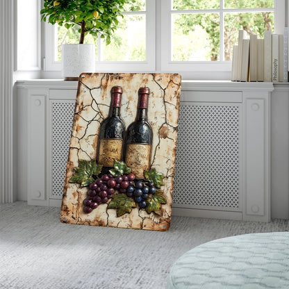 Shineful 2D Metal Sign Rustic Wine Haven