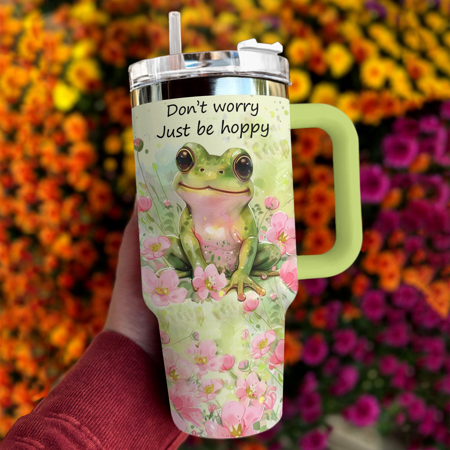 Shiny Tumbler Hoppy Frog Serenity