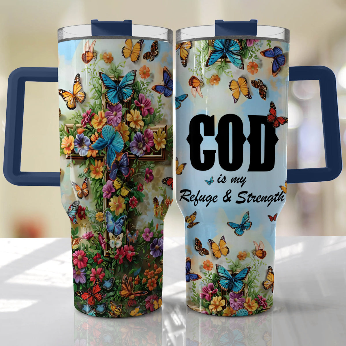 Shineful Tumbler Butterfly Divine Serenity