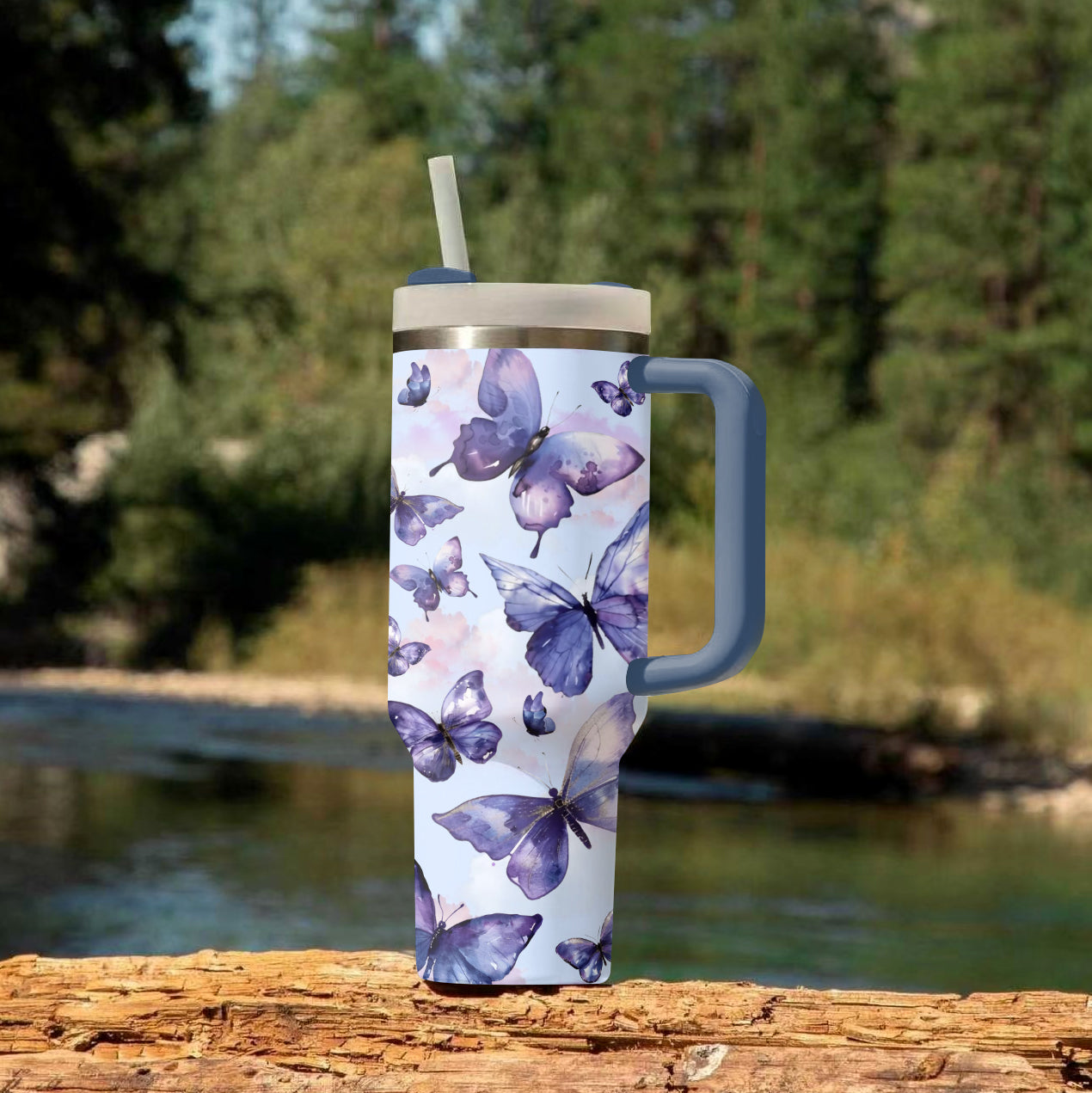 Shineful Tumbler Butterfly Violet Flight