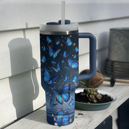 Shineful Tumbler Fluttering Butterfly Elegance