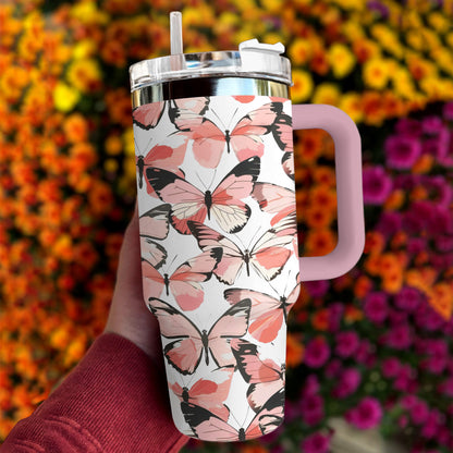 Shineful Tumbler Butterfly Coral Flutter