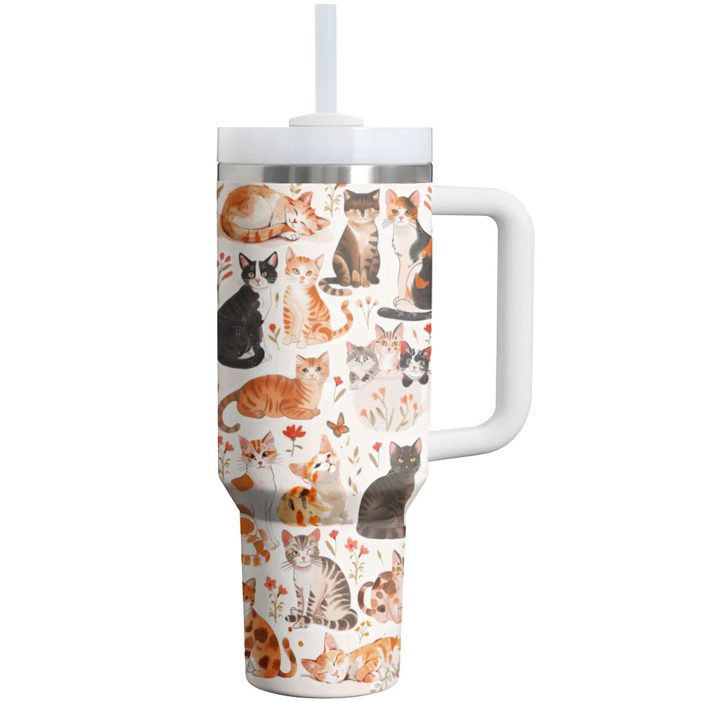 Chat Tumbler Shineful Charming Kittens