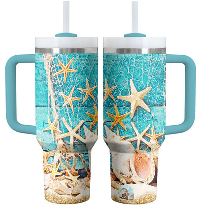 Beach Shineful Tumbler Ocean Breeze Shells