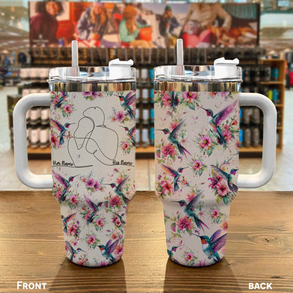 Hummingbird 40 Oz Shineful™ Tumbler Personalized Love Forever Mn8 40Oz