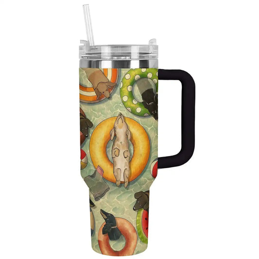 Shineful Tumbler Schwimmende Dackel