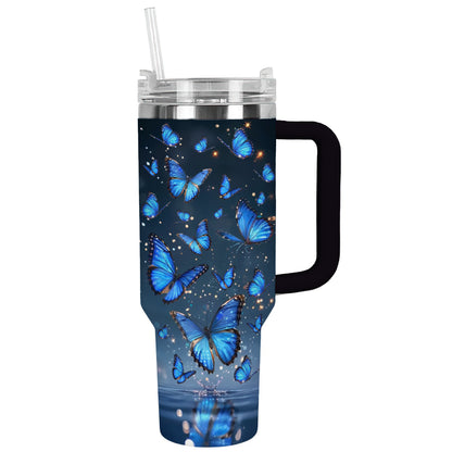 Shineful Tumbler Fluttering Butterfly Elegance