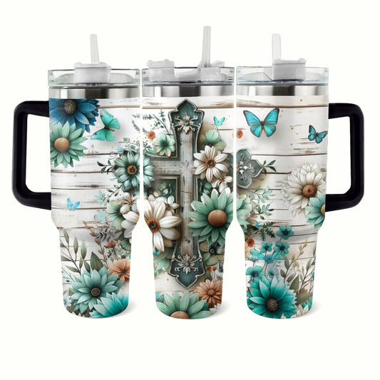 Shineful Tumbler Faithful Blooms