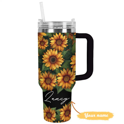 Shineful Tumbler Sunflower Custom