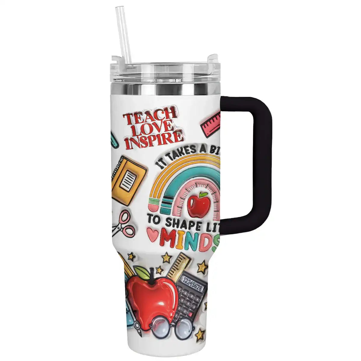 Shineful Tumbler Puffy Teacher