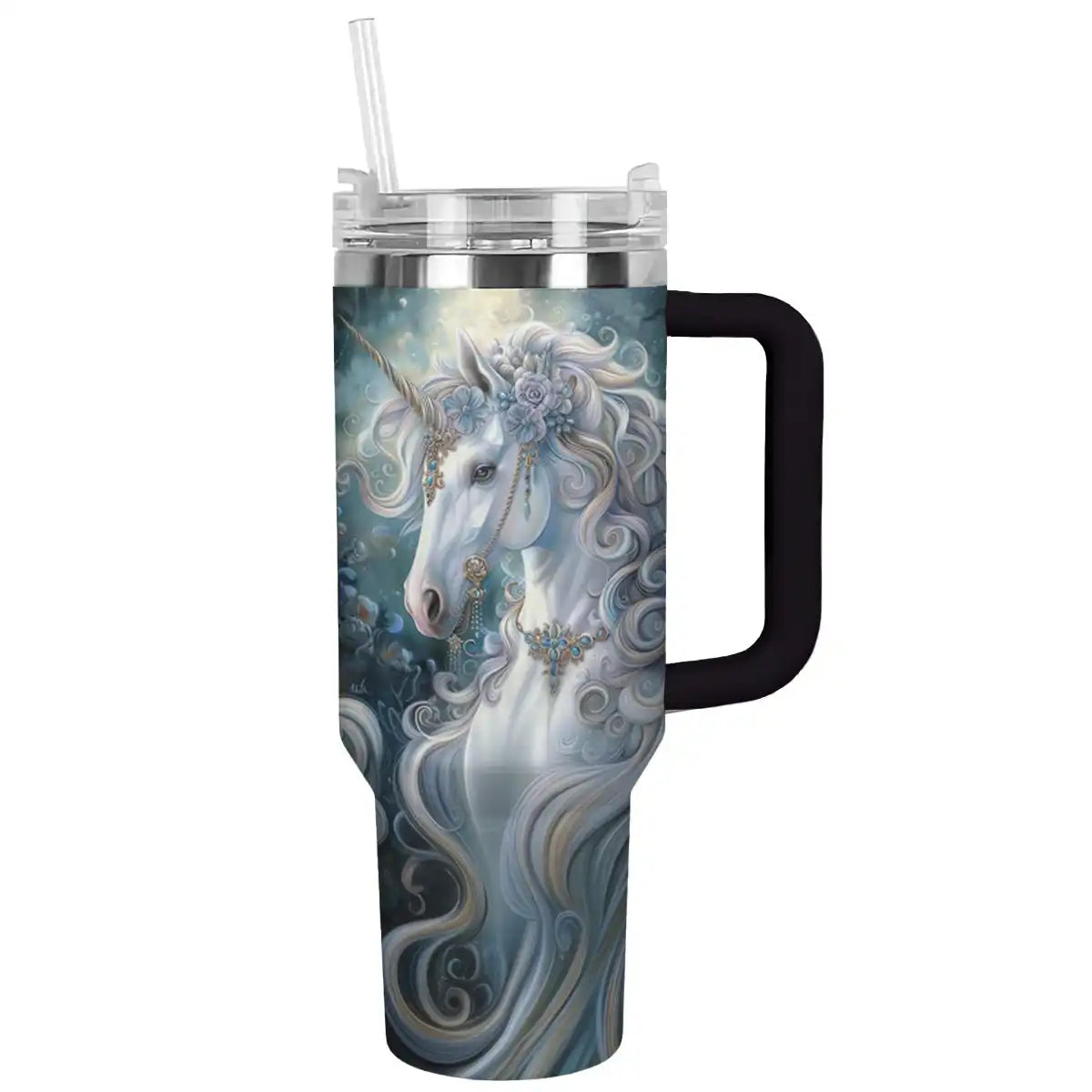 Glänzender Becher „Mystery Unicorn“