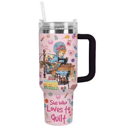 Shineful Tumbler Love To Quilt