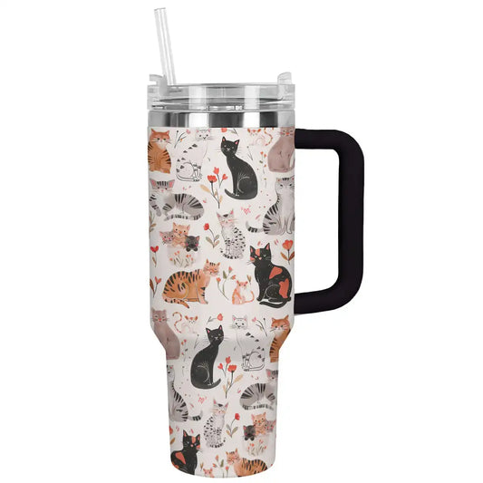 Shineful Tumbler Spring Cats