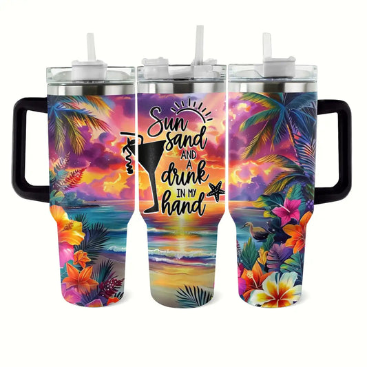 Shineful Tumbler Tropical Sunset