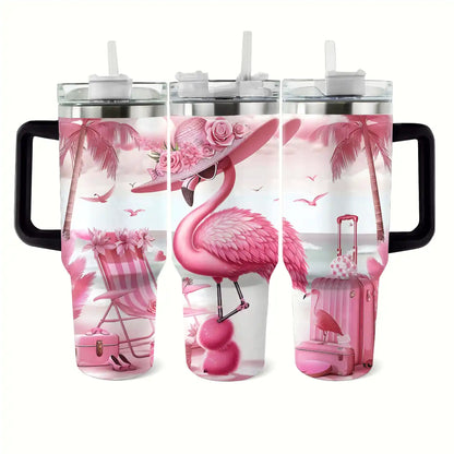 Shineful Tumbler Flamingo Vacation